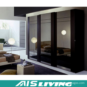 Modern Sliding Wardrobe Furniture with Mirror (AIS-W359)